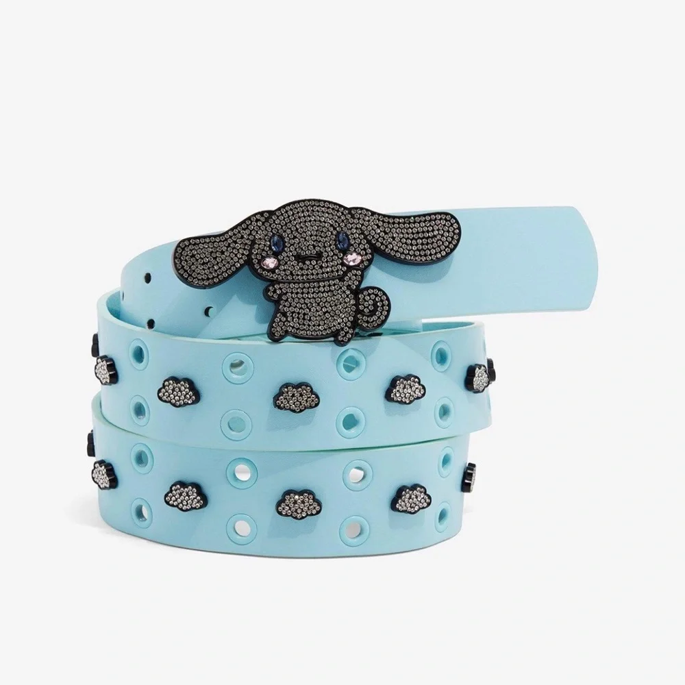 Hot Topic Light Blue Kids Belt with Sparkly Cinnamoroll - Hello Kitty